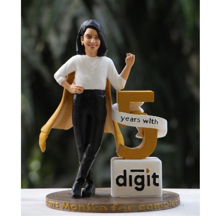 3d miniature super hero